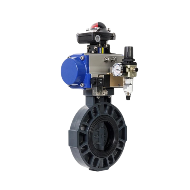 Pneumatic PVC Wafer Butterfly Valve