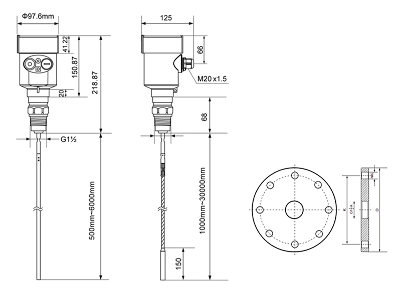 RD702 Guided Wave Radar Level Meter
